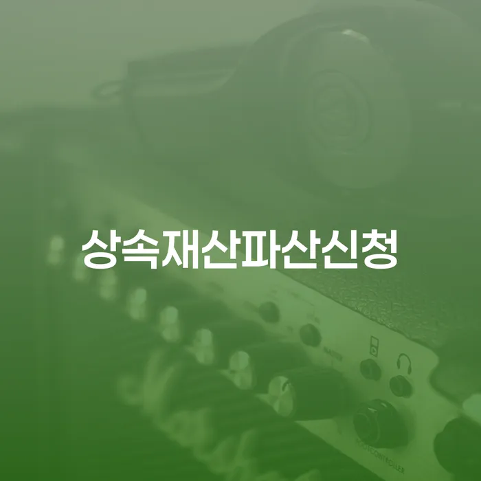 채무자대리인 빚청산 어떻게