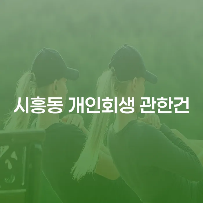 시흥동 개인회생 관한건
