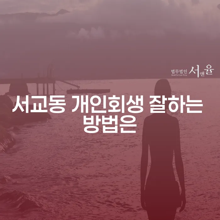 서교동 개인회생 잘하는 방법은