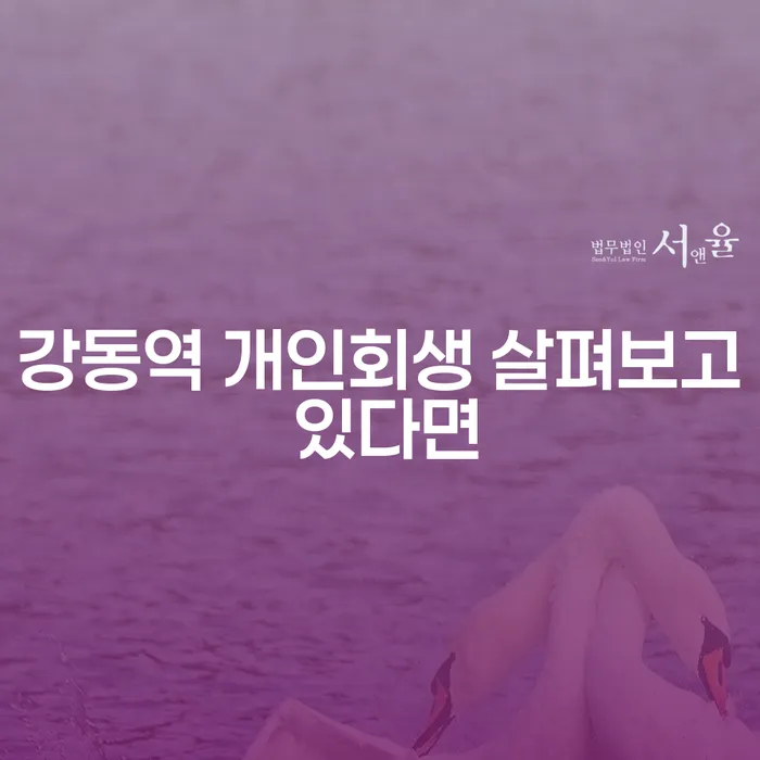강동역 개인회생 살펴보고 있다면