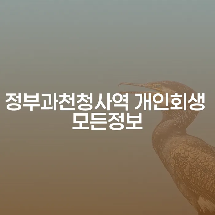 정부과천청사역 개인회생 모든정보