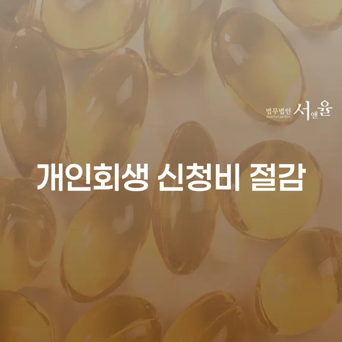 개인회생 신청비 절감 어떻게 하면 좋을까요?