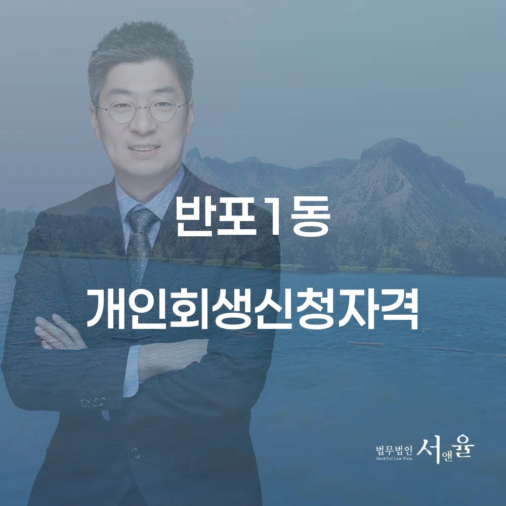 반포1동 개인회생 신청 자격과 절차의 이해